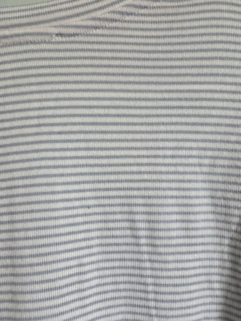 Loft Pajama Set Women's Medium Henley Gray Striped Drawstring Sleepwear NWOT - Picture 6 of 11